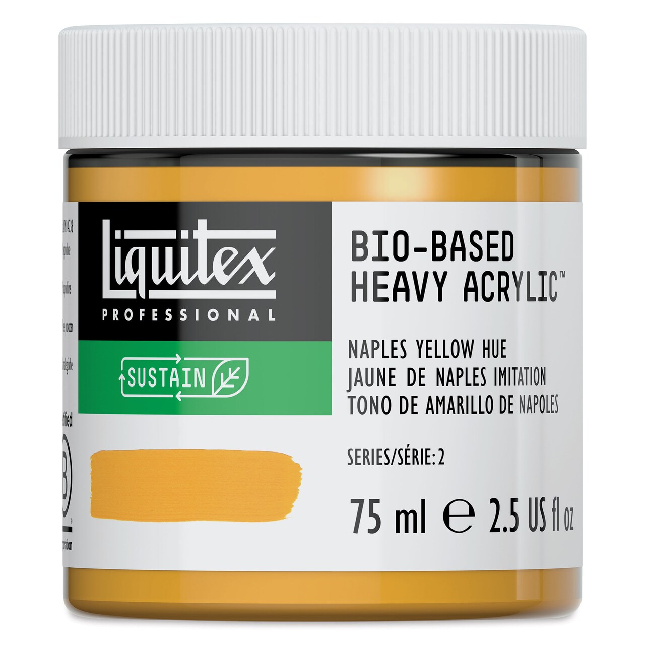 Liquitex Bio-Based Heavy Acrylic Paint- Naples Yellow Hue, 75 ml